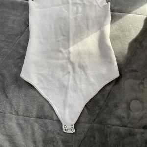 Womens white body suit